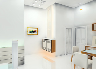 A kind of corridor design