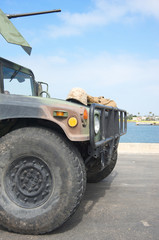 Military humvee