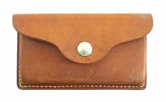 Old Leather Ammunition Pouch