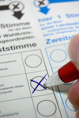 Briefwahlunterlagen für die Bundestagswahl