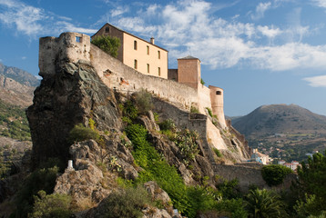 Fototapeta na wymiar Castle of Corte, Corse