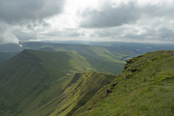 Fototapeta premium View from Y Gyrn Brecon Beacons Wales