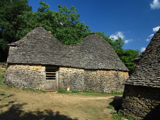 Fototapeta na wymiar Cabanes du Breuil, Périgord Noir