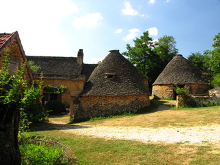 Fototapeta na wymiar Cabanes du Breuil, Périgord Noir