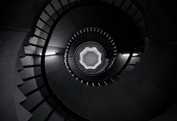 Fotobehang spiral staircase © dw357