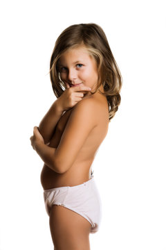 Bambina che pensa