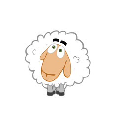 Naklejka premium Kind sheep