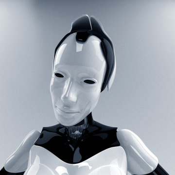 Robotic woman