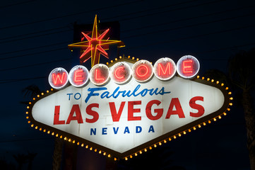 Welcome to Fabulous Las Vegas sign