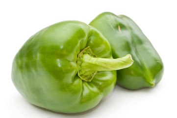 Green sweet pepper.