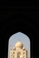 Frist view of Taj Mahal from entrance