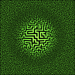 Labyrinth maze background