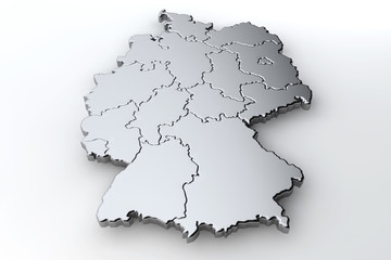 Deutschlandkarte Komplett