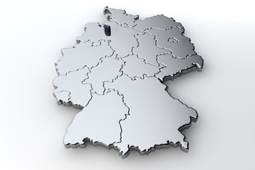 Deutschlandkarte Bremen