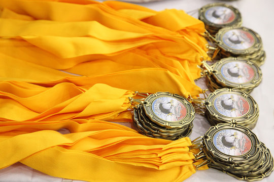 Gold metals