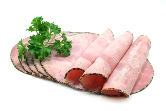 Schinken mit Pfefferrand