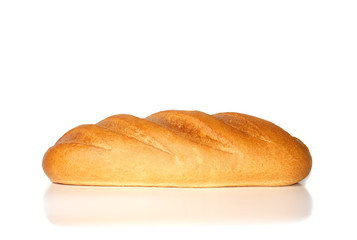 Loaf of whitre bread