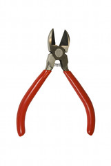 Wire-cutter on white background
