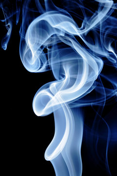 Blue tobacco smoke