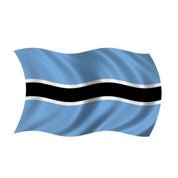 Flagge Botsuana