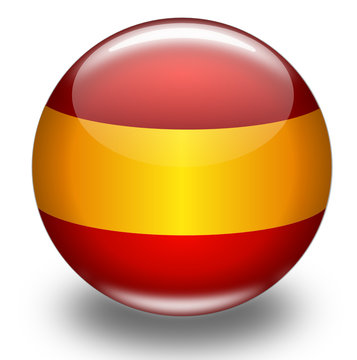 Kugel Spanien Fahne