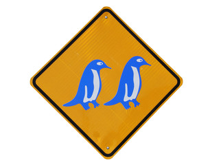 Penguins crossing