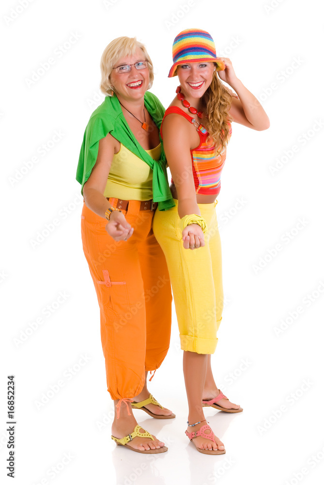 Wall mural Mother and Daughter