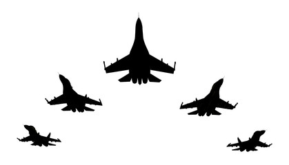 Jet fighters - obrazy, fototapety, plakaty