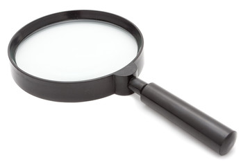 magnifying glass isolated on white