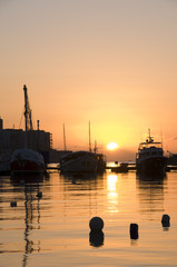 Fototapeta premium Mediterranean sunrise in malta