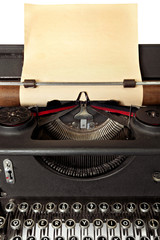 Typewriter with Old Paper