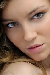 Obraz premium Beauty protrait on white