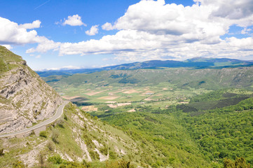 Carretera en el valle