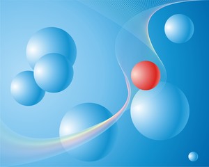Blue background