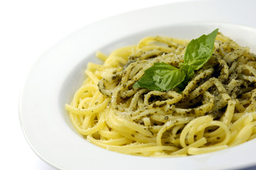 Spaghetti al pesto
