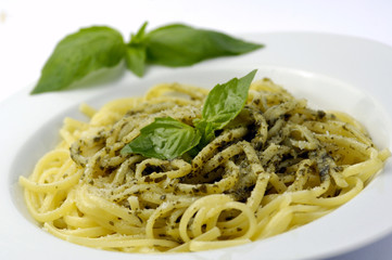 Spaghetti al pesto