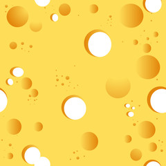 Cheese vector seamless background