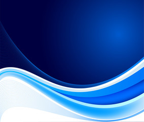 Abstract blue background vector
