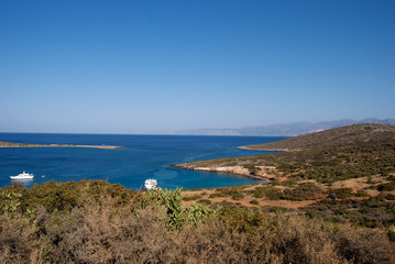 Fototapeta na wymiar Creta, Penisola di Kolokytha