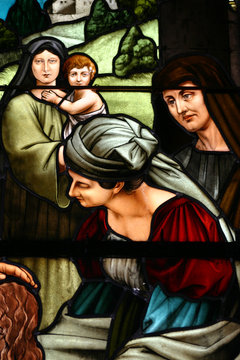 Maria und Marta Bad Kösen Kirchenfenster