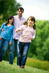 Fototapeta premium Family in park