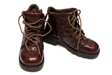 boots on a thick sole