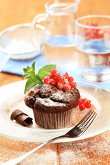 Chocolate muffin