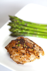 Grilled Chicken With Asparagus