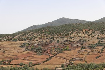 Obraz premium Vue sur le haut Atlas au Maroc