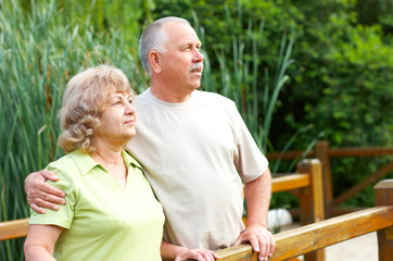 elderly couple