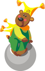 Bear with ball color 11