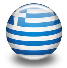 Kugel Griechenland Fahne