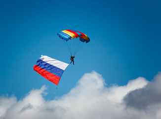 A jumper with a flag of Russia