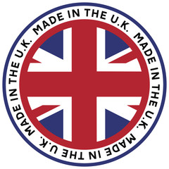 Made in the UK emblem decal vector